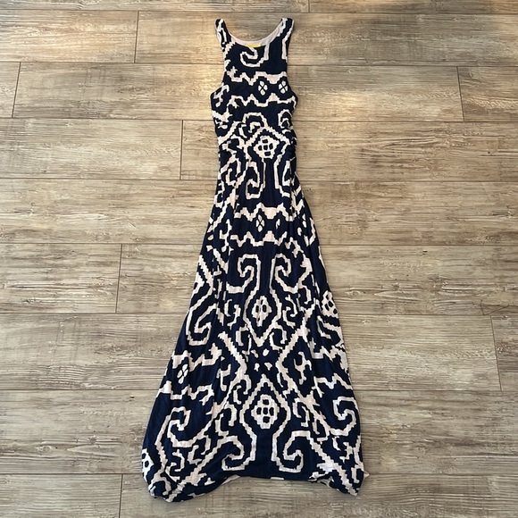 Anthropologie Maeve scrollwork maxi dress size Xs - Picture 4 of 11